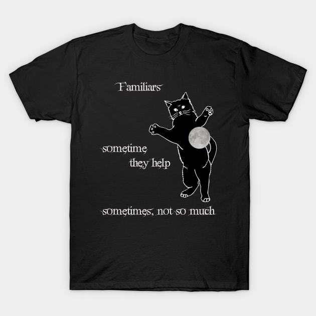 Witches Cat T-Shirt by Lucia